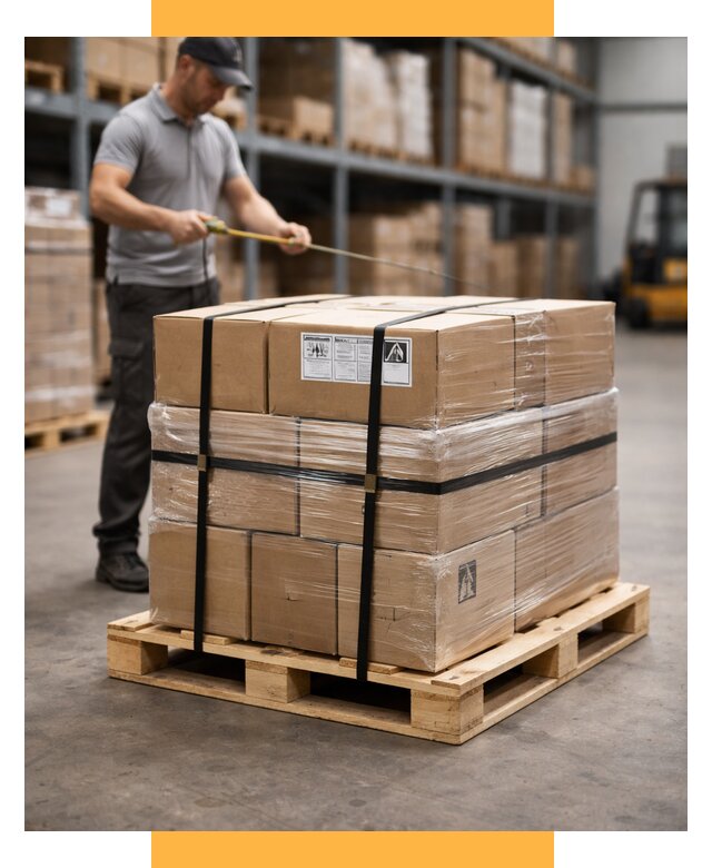 Упаковка и паллетирование грузов от 3682 р. | СетСервис-Люб