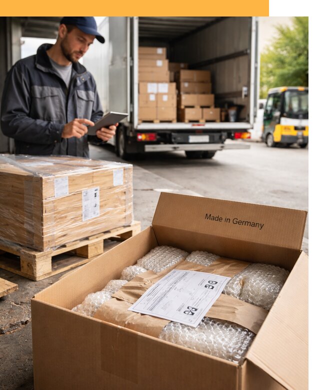 Доставка грузов из Германии от 47345 руб с таможенным оформлением