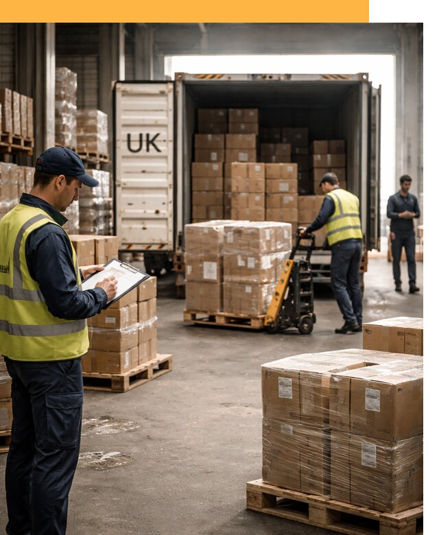 Доставка грузов из Великобритании с таможенным оформлением от 13151