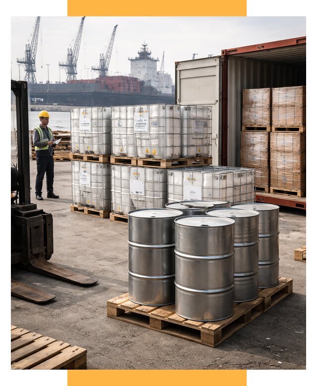 Доставка химического сырья из Индии от 263025 р. | СетСервис-Люб