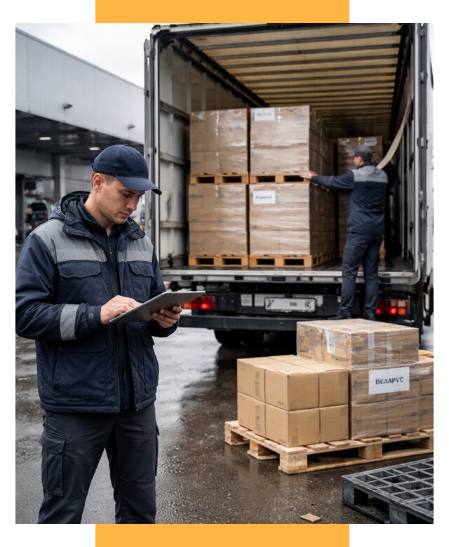 Доставка грузов из Беларуси от 15782 р. логистика СетСервис-Люб