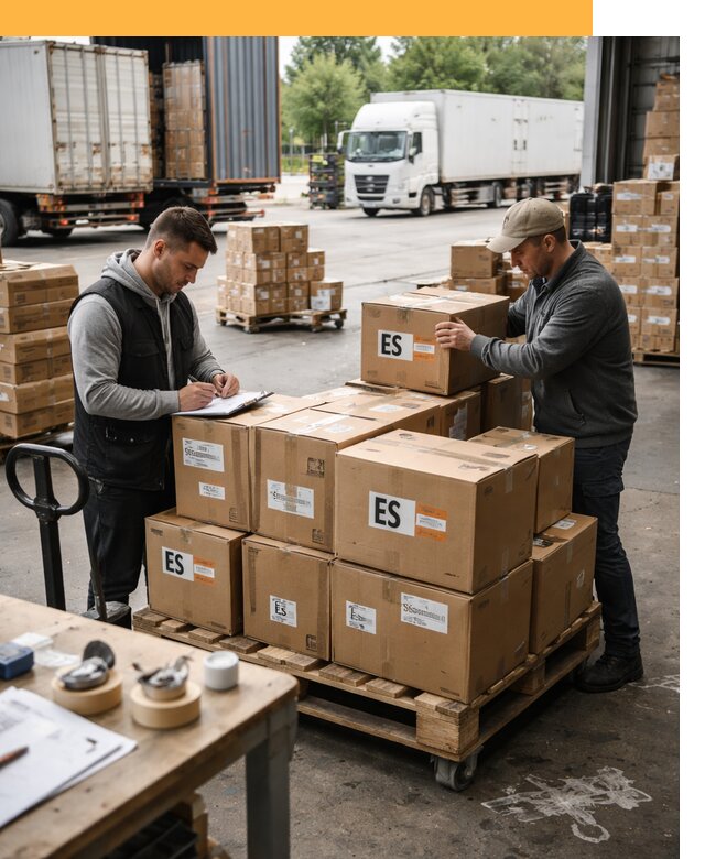 Доставка грузов в Испанию автотранспортом от 36824 руб