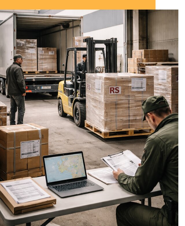 Доставка грузов в Сербию от 47345 руб, международные перевозки