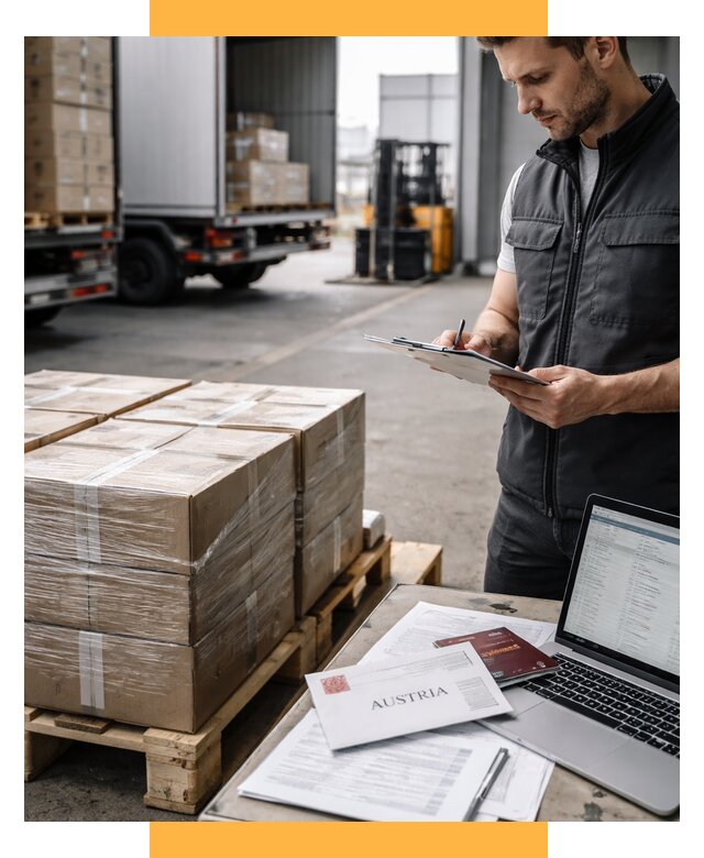 Доставка в Австрию от 68387 р. Логистика и экспорт СетСервис-Люб