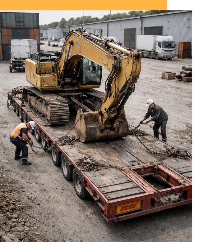 Перевозка спецтехники по России и миру от 47345 руб