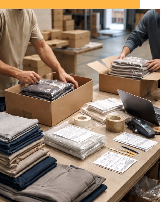 Перевозка одежды по миру от 7891 руб. с таможенным оформлением