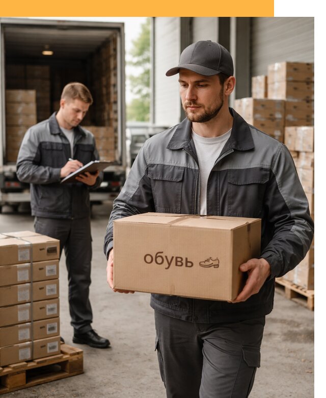 Международная перевозка обуви с таможенным оформлением от 4734