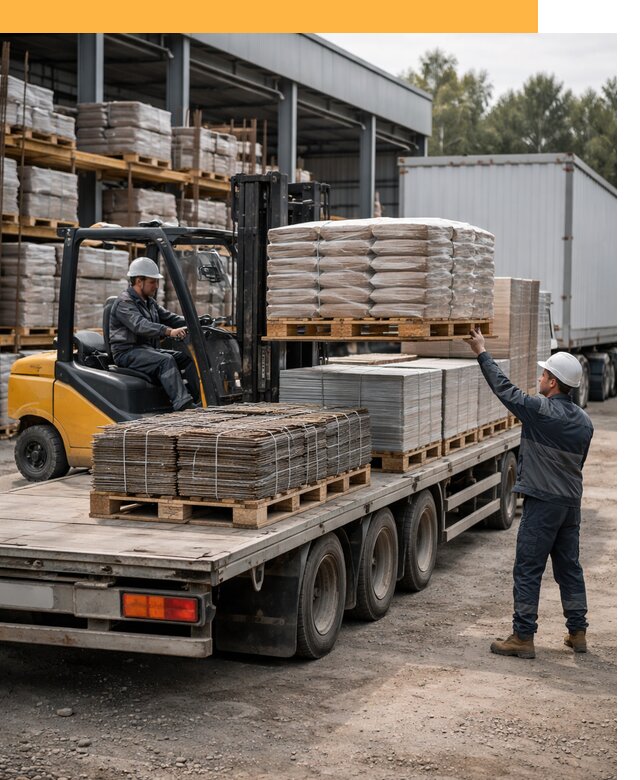 Перевозка строительных материалов по миру от 5787 руб