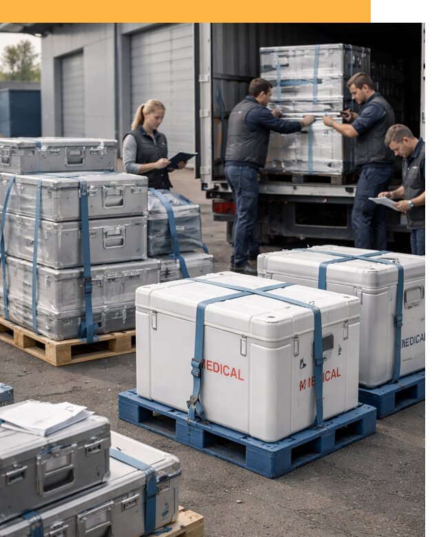 Перевозка медицинского оборудования по всему миру от 15782 руб