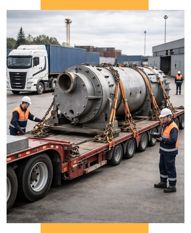 Перевозка тяжеловесных грузов под ключ от 157815 р. | СетСервис-Люб