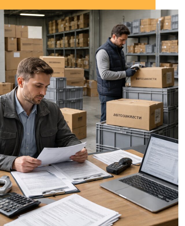 Таможенное оформление автозапчастей по выгодным тарифам от 8943