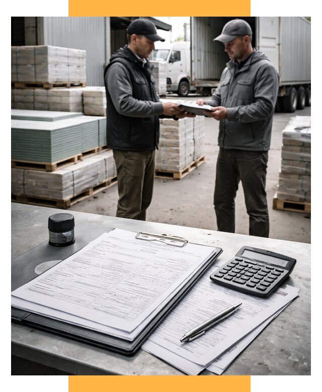 Таможенное оформление стройматериалов от 8943 р. | СетСервис-Люб