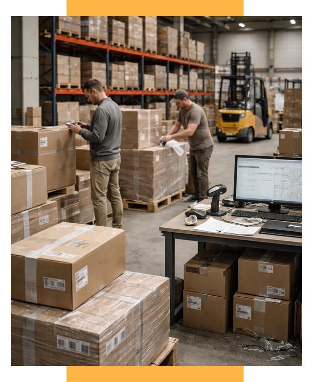 Склад консолидации в Европе от 6839 р., услуги СетСервис-Люб