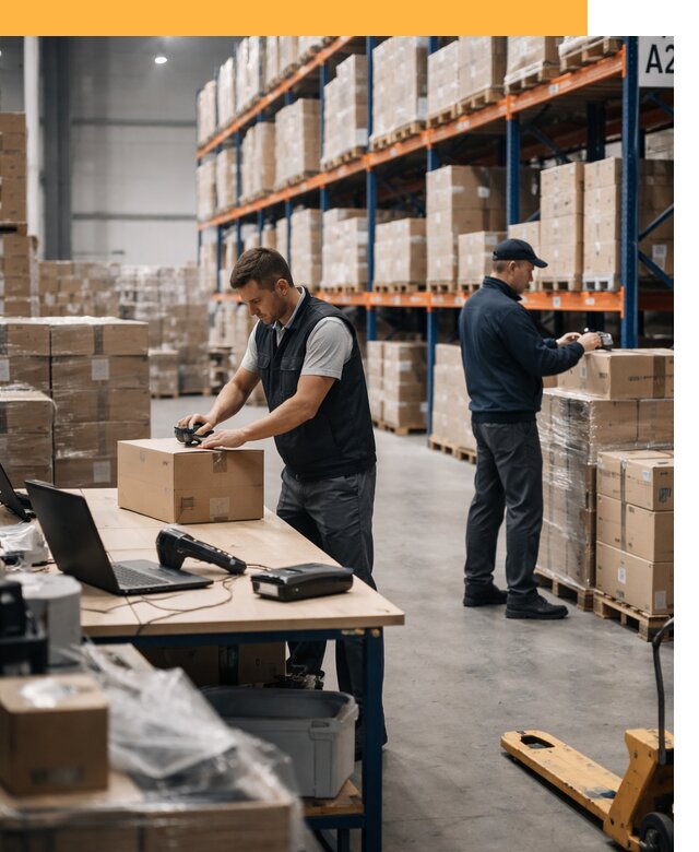 Склад консолидации в Европе: хранение, сортировка от 6839